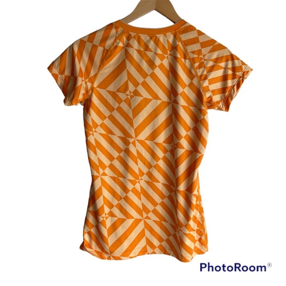 Nike Pro Fitted Dri-Fit Orange Athleric Running Ladies Top, M - Picture 2 of 7